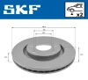 Превью - VKBD 80001 V2 SKF Тормозной диск (фото 2)