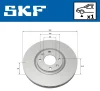 Превью - VKBD 80086 V1 SKF Тормозной диск (фото 2)