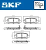 Превью - VKBP 90907 A SKF Комплект тормозных колодок, дисковый тормоз (фото 2)