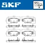 Превью - VKBP 90806 A SKF Комплект тормозных колодок, дисковый тормоз (фото 2)