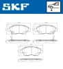 Превью - VKBP 80834 A SKF Комплект тормозных колодок, дисковый тормоз (фото 2)