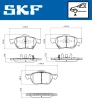 Превью - VKBP 81086 A SKF Комплект тормозных колодок, дисковый тормоз (фото 2)