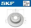 Превью - VKBD 90102 V1 SKF Тормозной диск (фото 2)