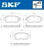 Превью - VKBP 81093 A SKF Комплект тормозных колодок, дисковый тормоз (фото 2)