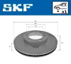 Превью - VKBD 80259 V1 SKF Тормозной диск (фото 2)