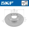 Превью - VKBD 80184 S2 SKF Тормозной диск (фото 2)