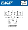 Превью - VKBP 80911 A SKF Комплект тормозных колодок, дисковый тормоз (фото 2)