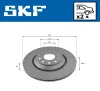 Превью - VKBD 90161 V2 SKF Тормозной диск (фото 2)