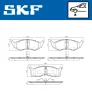 Превью - VKBP 81133 SKF Комплект тормозных колодок, дисковый тормоз (фото 2)