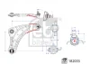 182035 FEBI Рычаг независимой подвески колеса, подвеска колеса