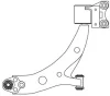 F4627 FRAP Рычаг независимой подвески колеса, подвеска колеса