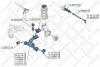 57-03722-SX STELLOX Рычаг независимой подвески колеса, подвеска колеса