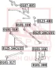 0125-2ACU35 ASVA Рычаг независимой подвески колеса, подвеска колеса