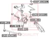 0125-GX110R ASVA Рычаг независимой подвески колеса, подвеска колеса