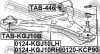 Превью - 0124-KGJ10LH FEBEST Рычаг независимой подвески колеса, подвеска колеса (фото 2)