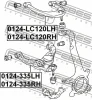 Превью - 0124-LC120RH FEBEST Рычаг независимой подвески колеса, подвеска колеса (фото 2)