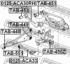 Превью - 0125-ACA33 FEBEST Рычаг независимой подвески колеса, подвеска колеса (фото 2)