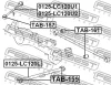Превью - 0125-LC120U1 FEBEST Рычаг независимой подвески колеса, подвеска колеса (фото 2)