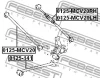 Превью - 0125-MCV20LH FEBEST Рычаг независимой подвески колеса, подвеска колеса (фото 2)