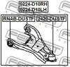 0224-D10RH FEBEST Рычаг независимой подвески колеса, подвеска колеса