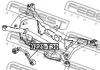 Превью - 0225-T30 FEBEST Рычаг независимой подвески колеса, подвеска колеса (фото 2)