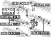 Превью - 0325-ACCL7 FEBEST Рычаг независимой подвески колеса, подвеска колеса (фото 2)