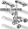 Превью - 0325-EU FEBEST Рычаг независимой подвески колеса, подвеска колеса (фото 2)