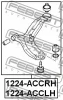 Превью - 1224-ACCRH FEBEST Рычаг независимой подвески колеса, подвеска колеса (фото 2)