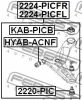 Превью - 2224-PICFR FEBEST Рычаг независимой подвески колеса, подвеска колеса (фото 2)