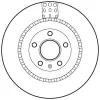 562735BC BENDIX Тормозной диск