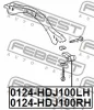 Превью - 0124-HDJ100RH FEBEST Система тяг и рычагов торсиона (фото 2)