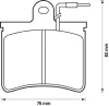 571296B BENDIX Тормозные колодки