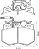 571319B BENDIX Тормозные колодки