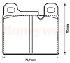 571349B BENDIX Тормозные колодки