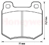 571805B BENDIX Тормозные колодки