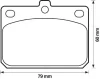 572120B BENDIX Тормозные колодки