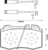 573152B BENDIX Тормозные колодки