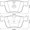 573232B BENDIX Тормозные колодки