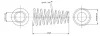 SP3727 MONROE Пружина ходовой части