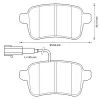 573349B BENDIX Тормозные колодки