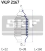 VKJP 2167 SKF Пыльник рулевой рейки (тяги)