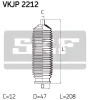 VKJP 2212 SKF Пыльник рулевой рейки (тяги)