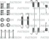 PSRK0083 PATRON Комплектующие, тормозная колодка