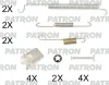 PSRK0192 PATRON Комплектующие, тормозная колодка