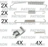 PSRK0211 PATRON Комплектующие, тормозная колодка