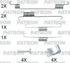 PSRK0254 PATRON Комплектующие, тормозная колодка