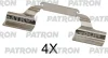 PSRK1339 PATRON Комплектующие, колодки дискового тормоза