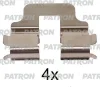 PSRK1344 PATRON Комплектующие, колодки дискового тормоза