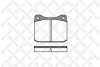 021 010-SX STELLOX Комплект тормозных колодок, дисковый тормоз