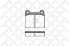 028 000-SX STELLOX Комплект тормозных колодок, дисковый тормоз